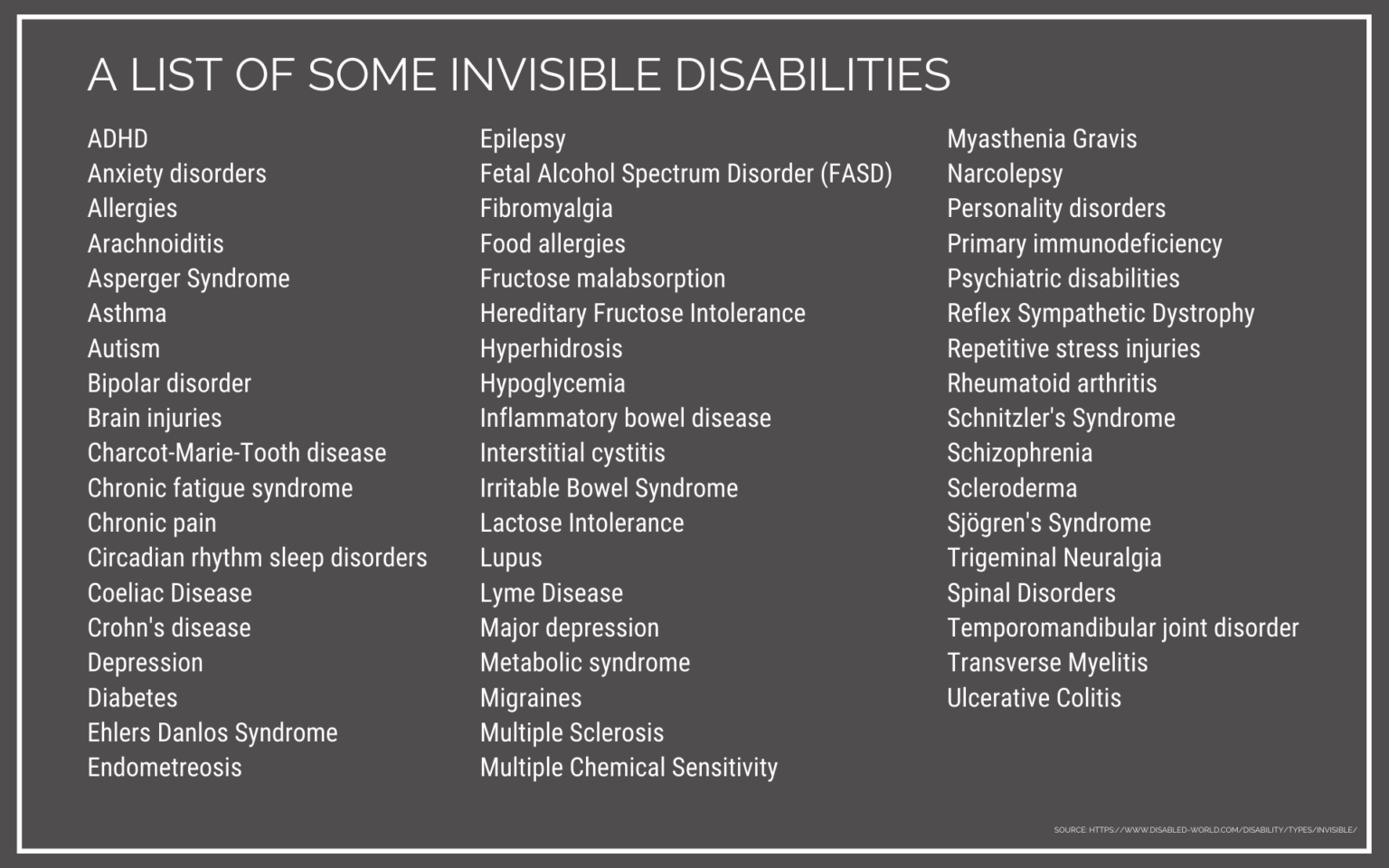 Invisible disabilities safetyskills